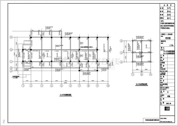 【5层】1236平方米局部五层教堂施工组织设计cad图纸（含10张CAD图、施工总平图）-图一