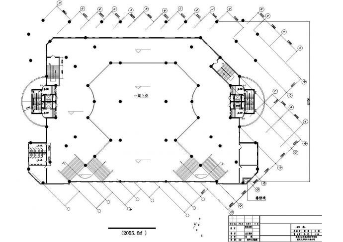 办公楼设计_金果园F型公寓式办公楼设计方案建筑全套cad图，含效果图_图1