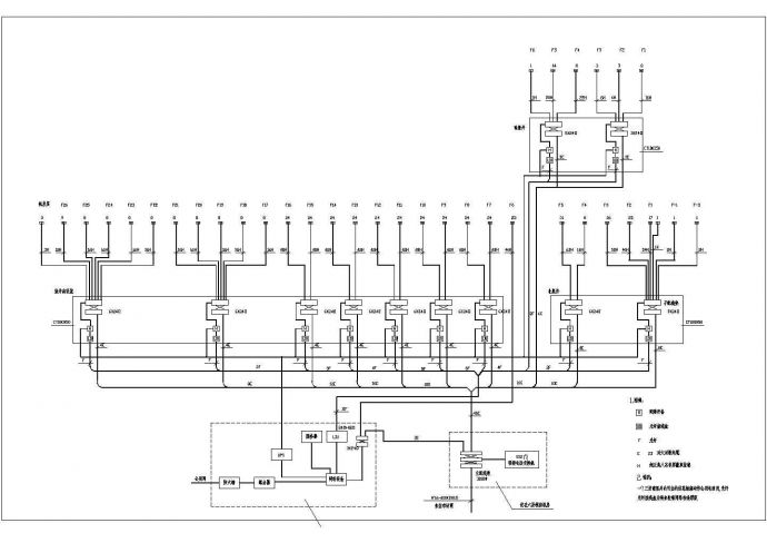 某工程综合写字楼弱电系统设计CAD参考图_图1