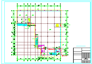 某高层地下车库通风及排烟系统cad平面设计图-图二