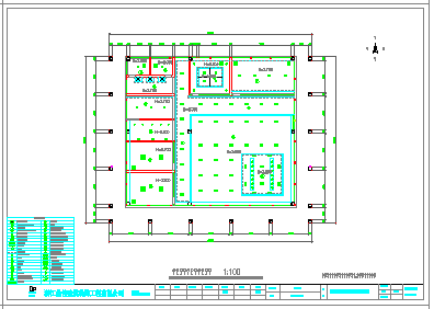 某高层房产售楼处建筑CAD设计图_图1