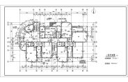 某地4层9班幼儿园建筑施工图CAD