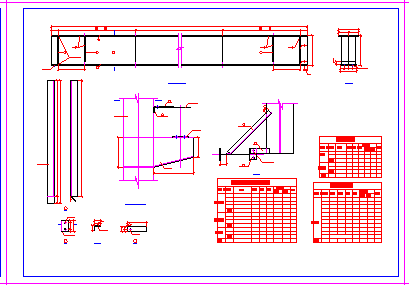 某工业区钢结构厂房cad设计施工图纸_图1