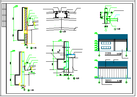 某国际宝马汽车专卖店全套CAD方案施工设计图纸-图一