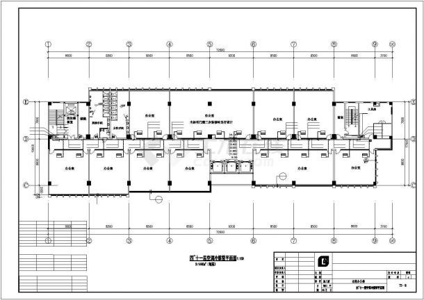 [东莞]高层办公楼多联机系统设计CAD施工图纸-图一