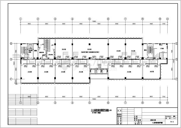 [东莞]高层办公楼多联机系统设计CAD施工图纸-图二