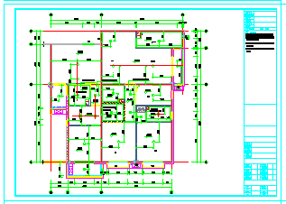  CAD design drawing for interior fine decoration of a luxury residential building - Figure 1