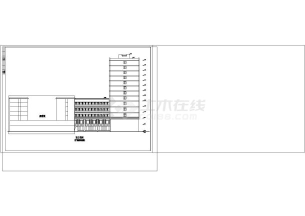 某高层酒店初步设计cad施工图-图一