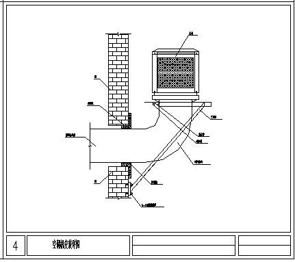 某建筑内环保空调cad设计图纸_图1