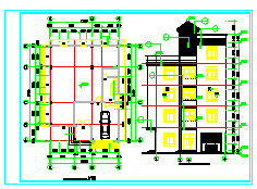 某旧村改造住宅楼全套结构建筑CAD设计图-图一