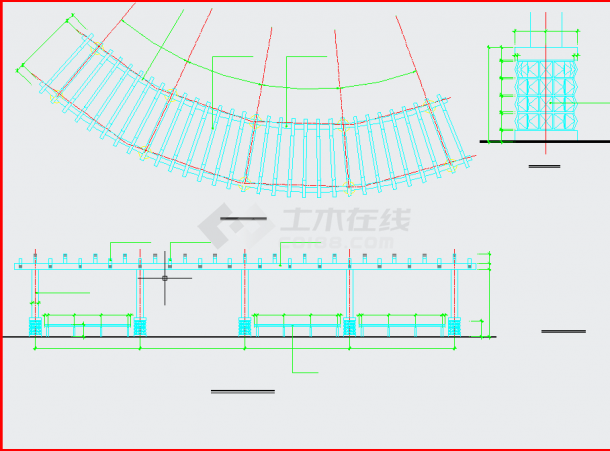 某空中花园景观工程建筑全套CAD设计施工图纸-图二