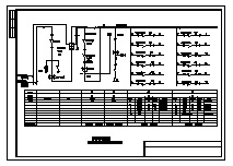 某单层工业厂房电气施工cad图(含配电系统、电力系统、照明系统设计)-图一
