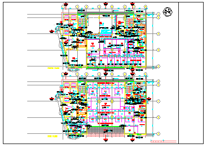 某六层传染病医院建筑方案cad设计图-图二