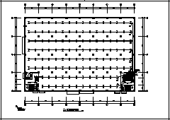 6000平米某地上三层厂房电气施工cad图(含照明、动力配电，防雷、接地设计)-图二
