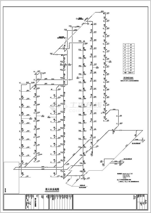 办公楼设计_某高层剪力墙结构办公楼给排水设计cad全套施工图（含设计说明）-图二