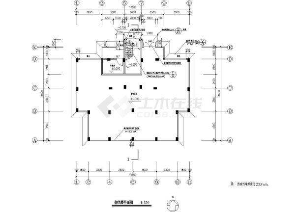 某高层住宅楼户型详细设计施工建筑CAD平面图纸-图一