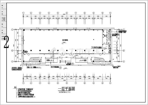 某5层小学科技综合楼建筑施工图CAD-图二