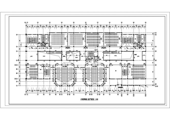 南京大学教学楼规划设计建筑施工cad图纸，共二十一张_图1
