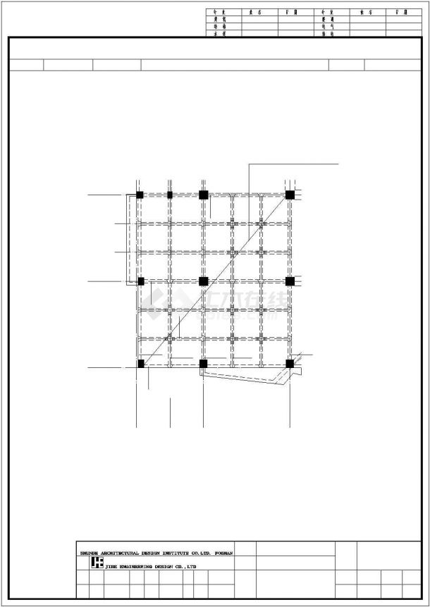 某私人住宅建筑结构设计施工CAD图纸-图二