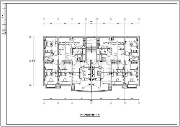 某别墅电气设计cad施工图纸-图一