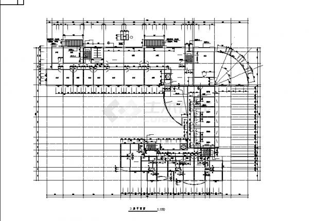 苏州三套多层办公综合楼建筑设计施工cad图纸（含说明）-图一
