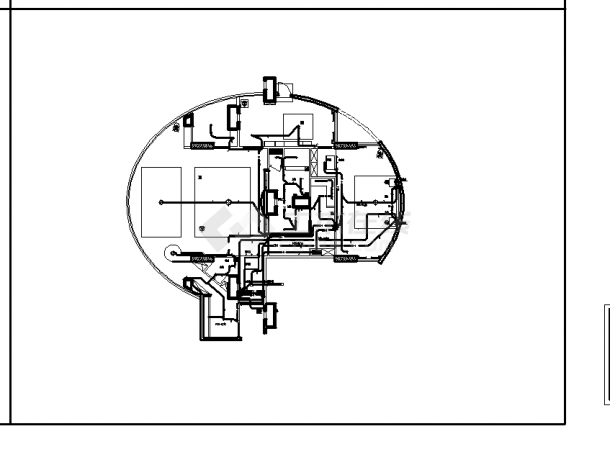 无锡某3套酒店电气系统设计施工cad图纸-图二
