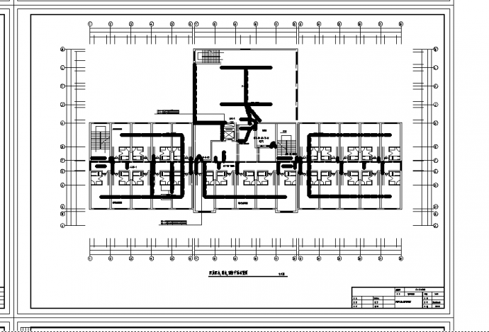 2套明珠宾馆电力系统设计施工cad图纸_图1