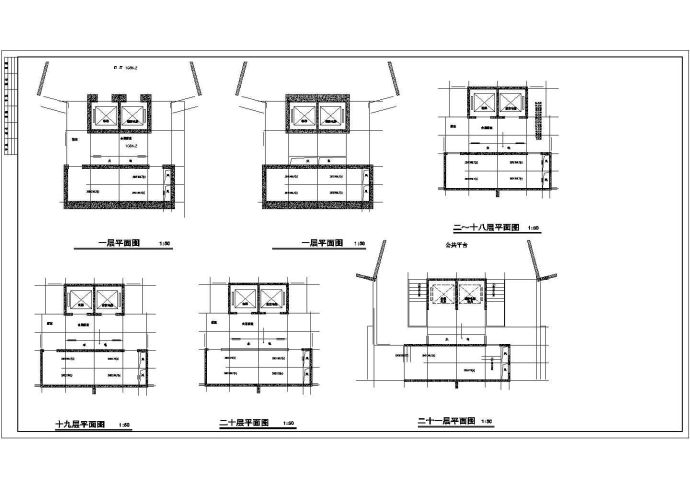 某住宅楼楼梯CAD详细设计大样图_图1