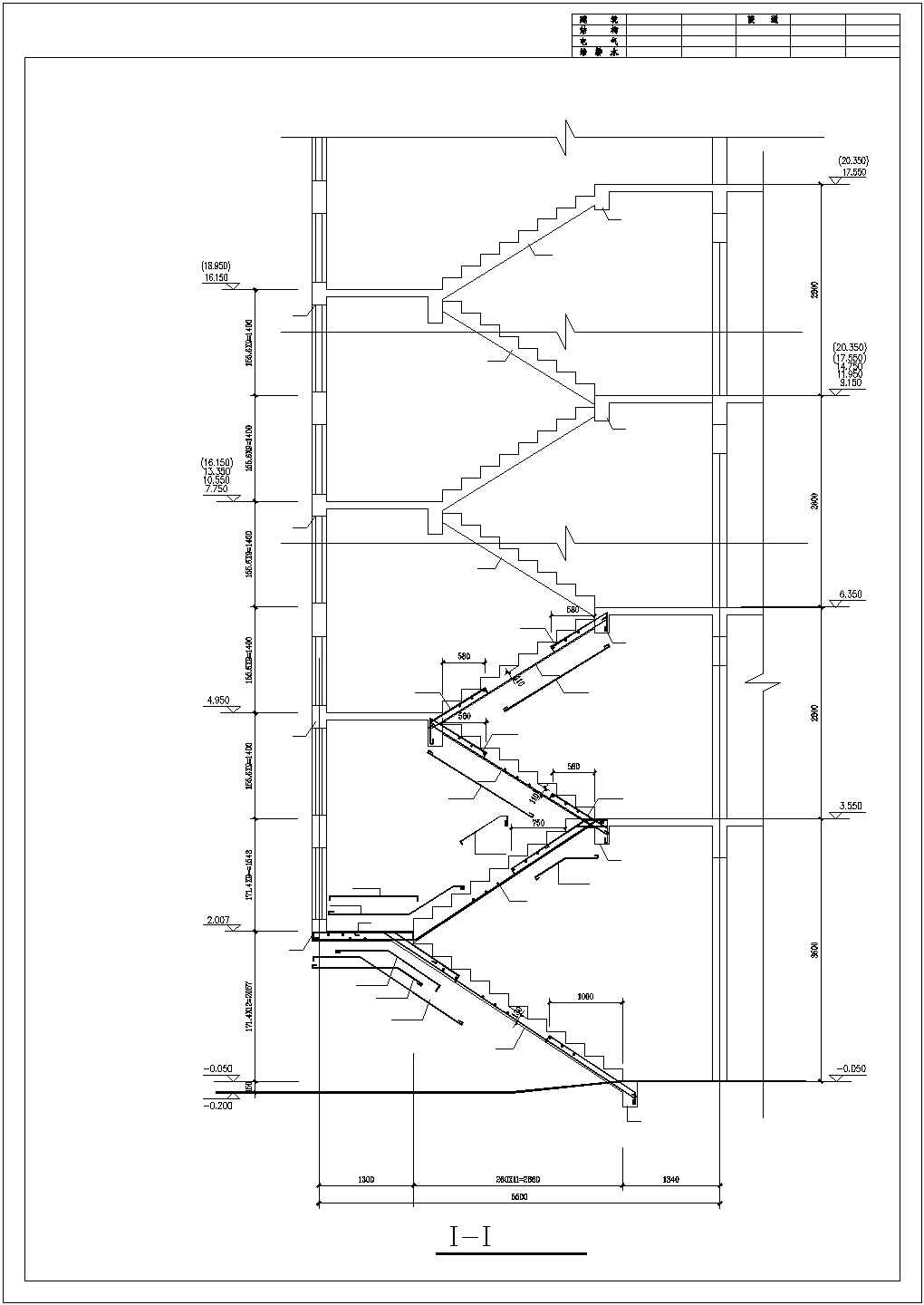 某小区高层底框剪力墙结构住宅建筑全套设计施工CAD图纸