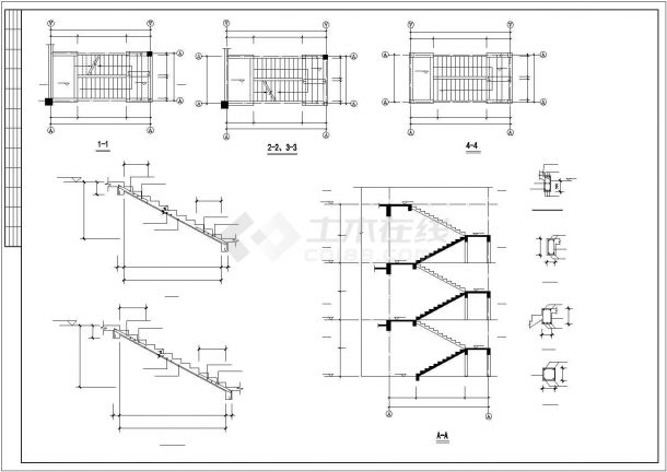 某小区幼儿园框架结构建筑全套设计施工CAD图纸-图二