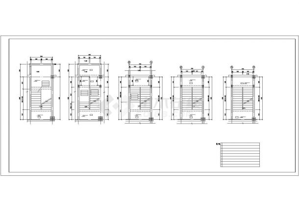 某七层综合楼钢筋混凝土框架结构建筑全套设计施工CAD图纸-图二