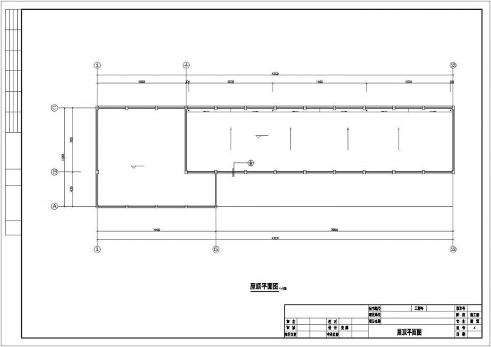 某二层办公综合楼建筑结构设计施工CAD图纸_图1