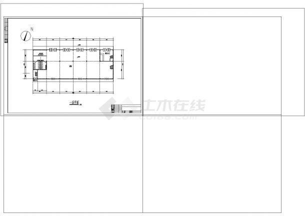 某六层招待所建筑设计施工图-图一