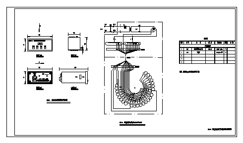 三卷变压器微机保护全套设计cad图纸_图1