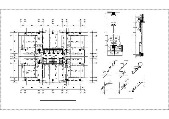 河南某二十四层高层办公楼给排水设计CAD图纸_图1