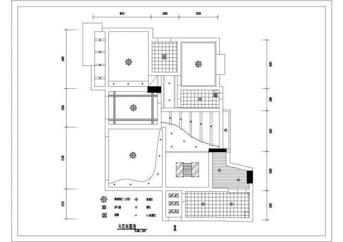 住宅大户型室内装修设计施工图_图1