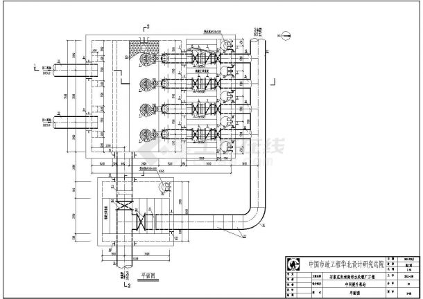 某中间提升泵站CAD设计构造完整施工图-图二