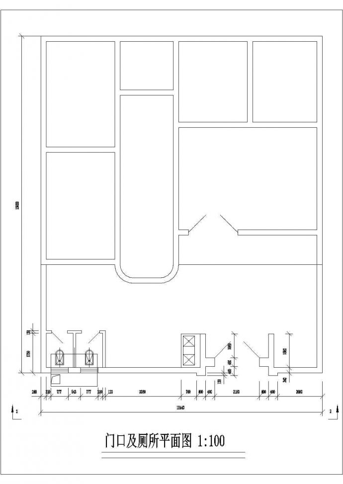 杭州市水泉新村三层砖混结构私人民房住宅楼建筑设计CAD图纸_图1