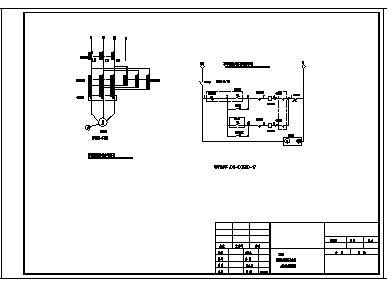 某变电所供配电系统改造工程施工cad图，共十二张-图二