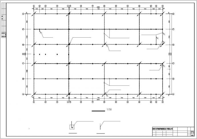 某厂房电施电气设计CAD平面图大样图（含设计说明）_图1