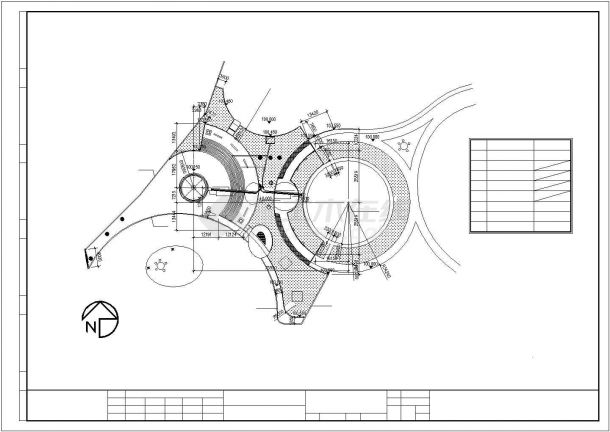 邓丽君纪念馆强电平面图电气设计CAD完整详细-图一