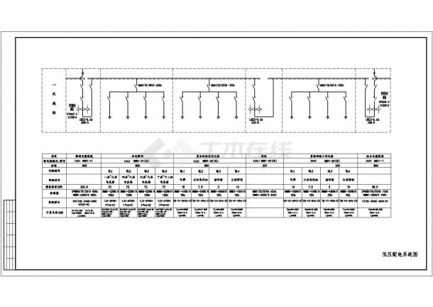 某十二层住宅电气设计CAD完整详细平面图-图一