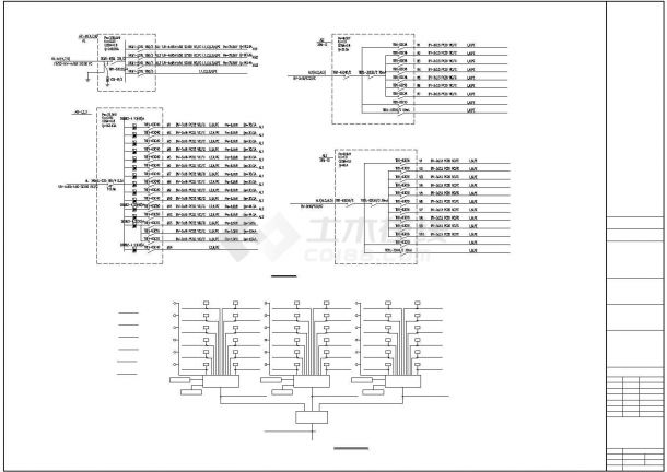 某现代住宅楼电气设计CAD完整详细平面图（含施工说明）-图一