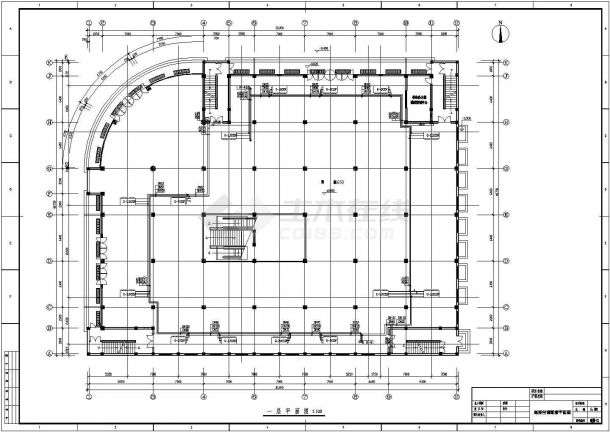 某超市中央空调CAD暖通设计构造施工图-图二