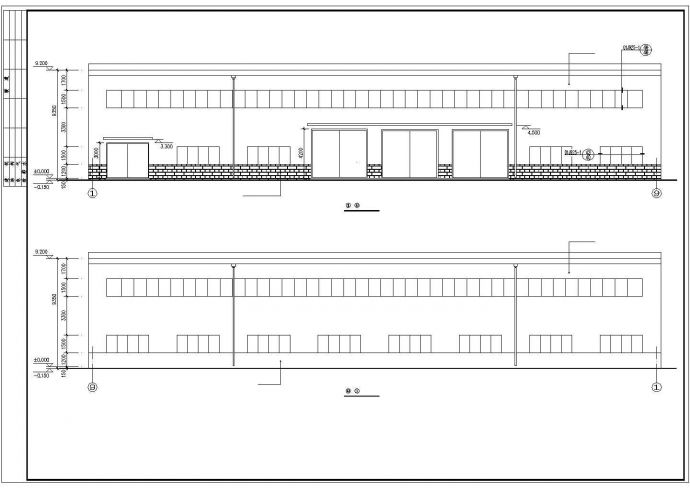 某钼业公司养路队755.29平方米钢结构检修厂房设计cad建筑施工图（含设计说明）_图1
