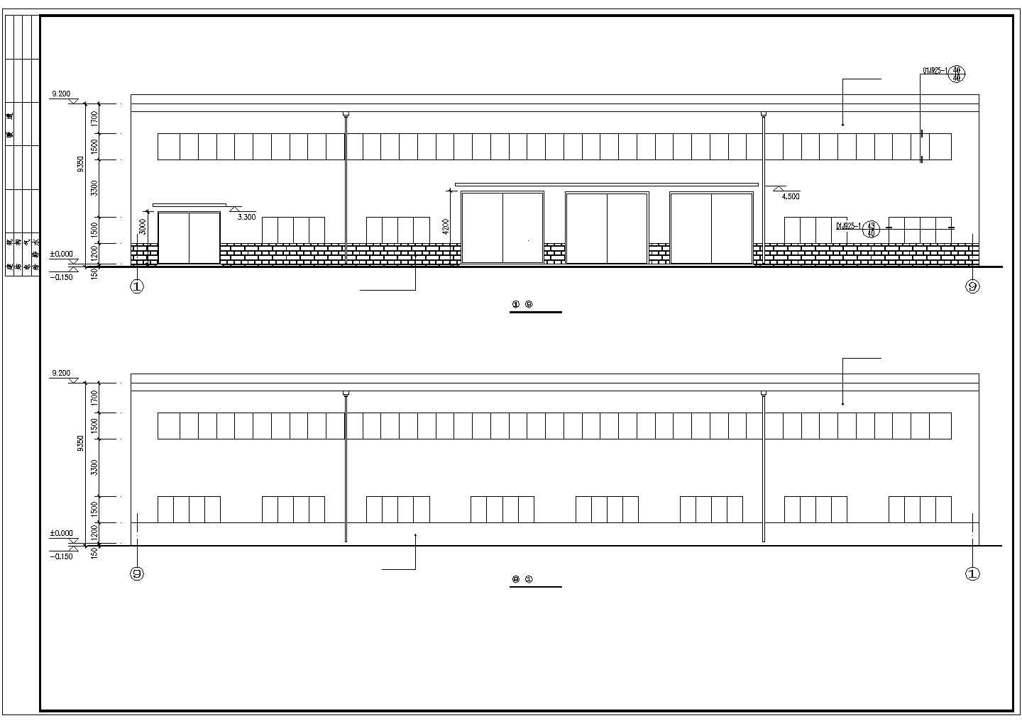 某钼业公司养路队755.29平方米钢结构检修厂房设计cad建筑施工图（含设计说明）