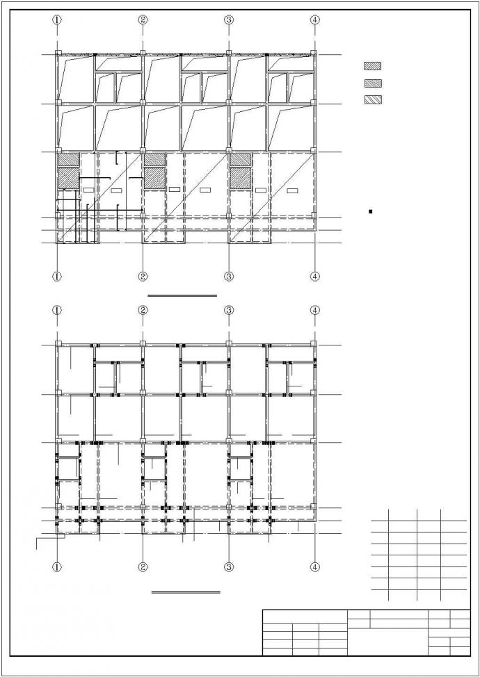 某香樟苑建筑结构设计施工CAD图纸_图1