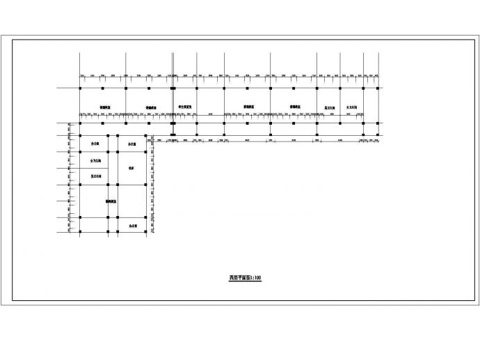 某中学4200平米五层框架结构教学楼全套建筑设计CAD图纸_图1