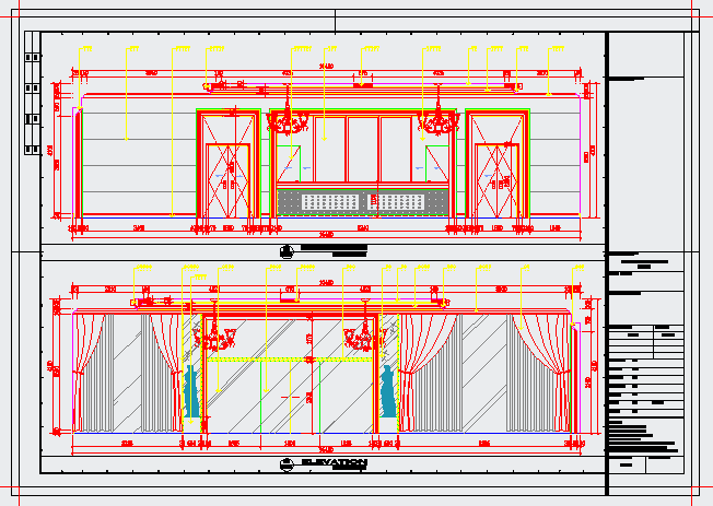 某洗浴大堂CAD设计构造详细施工图