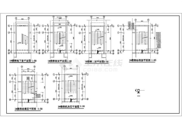 某小区住宅楼剪力墙结构建筑设计施工CAD图纸-图一